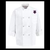 Eight Pearl Button Chef Coat - Tall Sizes Thumbnail