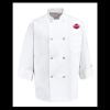 Eight Pearl Button Chef Coat - Tall Sizes Thumbnail