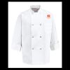 Eight Pearl Button Chef Coat - Tall Sizes Thumbnail