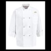 Eight Pearl Button Chef Coat - Tall Sizes Thumbnail