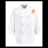 Eight Pearl Button Chef Coat - Tall Sizes Thumbnail