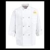 Eight Pearl Button Chef Coat - Tall Sizes Thumbnail