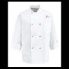 Eight Pearl Button Chef Coat - Tall Sizes Thumbnail