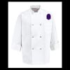 Eight Pearl Button Chef Coat - Tall Sizes Thumbnail
