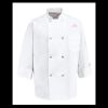 Eight Pearl Button Chef Coat - Tall Sizes Thumbnail