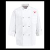 Eight Pearl Button Chef Coat - Tall Sizes Thumbnail