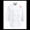 Eight Pearl Button Chef Coat - Tall Sizes Thumbnail