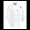 Eight Pearl Button Chef Coat - Tall Sizes Thumbnail