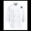 Eight Pearl Button Chef Coat - Tall Sizes Thumbnail
