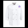 Eight Pearl Button Chef Coat - Tall Sizes Thumbnail