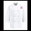 Eight Pearl Button Chef Coat - Tall Sizes Thumbnail