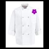 Eight Pearl Button Chef Coat - Tall Sizes Thumbnail