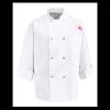 Eight Pearl Button Chef Coat - Tall Sizes Thumbnail