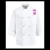 Eight Pearl Button Chef Coat - Tall Sizes Thumbnail