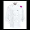 Eight Pearl Button Chef Coat - Tall Sizes Thumbnail