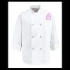 Eight Pearl Button Chef Coat - Tall Sizes Thumbnail