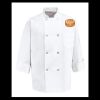 Eight Pearl Button Chef Coat - Tall Sizes Thumbnail