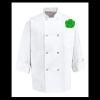 Eight Pearl Button Chef Coat - Tall Sizes Thumbnail