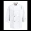 Eight Pearl Button Chef Coat - Tall Sizes Thumbnail