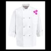 Eight Pearl Button Chef Coat - Tall Sizes Thumbnail