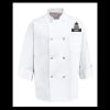 Eight Pearl Button Chef Coat - Tall Sizes Thumbnail