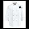 Eight Pearl Button Chef Coat - Tall Sizes Thumbnail