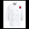 Eight Pearl Button Chef Coat - Tall Sizes Thumbnail