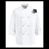 Eight Pearl Button Chef Coat - Tall Sizes Thumbnail