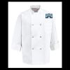 Eight Pearl Button Chef Coat - Tall Sizes Thumbnail