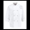 Eight Pearl Button Chef Coat - Tall Sizes Thumbnail