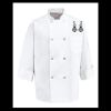 Eight Pearl Button Chef Coat - Tall Sizes Thumbnail