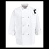 Eight Pearl Button Chef Coat - Tall Sizes Thumbnail