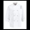 Eight Pearl Button Chef Coat - Tall Sizes Thumbnail