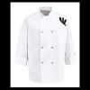 Eight Pearl Button Chef Coat - Tall Sizes Thumbnail