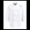 Eight Pearl Button Chef Coat - Tall Sizes Thumbnail