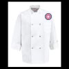 Eight Pearl Button Chef Coat - Tall Sizes Thumbnail