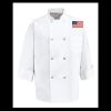 Eight Pearl Button Chef Coat - Tall Sizes Thumbnail