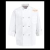 Eight Pearl Button Chef Coat - Tall Sizes Thumbnail