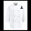 Eight Pearl Button Chef Coat - Tall Sizes Thumbnail