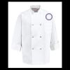 Eight Pearl Button Chef Coat - Tall Sizes Thumbnail