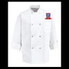 Eight Pearl Button Chef Coat - Tall Sizes Thumbnail