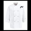 Eight Pearl Button Chef Coat - Tall Sizes Thumbnail